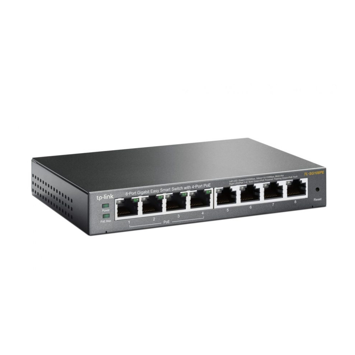 D-Link TL-SG108PE V2 8-Port 8-Port Gigabit Easy Smart Switch with 4-Port PoE